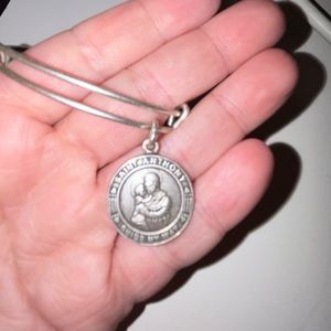 Alex and Ani - Authentic Saint Anthony silver bracelet. Never worn